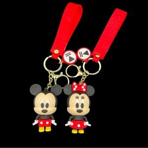 Mickey & Minnie Mouse Key Holder / Bag Charm